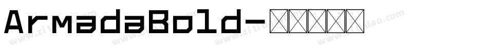 ArmadaBold字体转换
