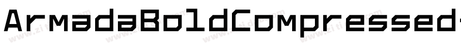 ArmadaBoldCompressed字体转换