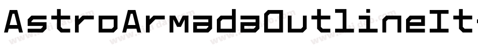 AstroArmadaOutlineIt字体转换