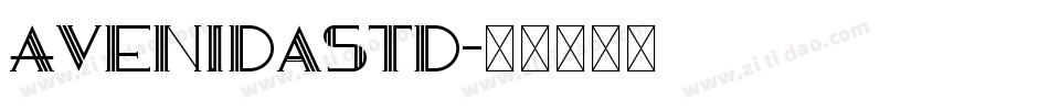 AvenidaStd字体转换