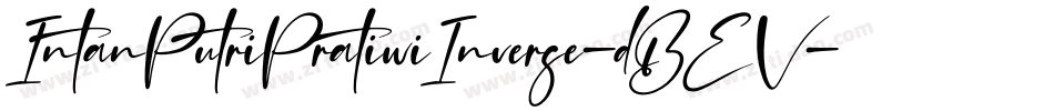 IntanPutriPratiwiInverse-dBEV字体转换