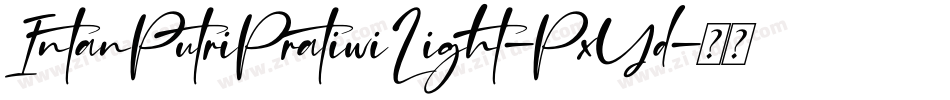 IntanPutriPratiwiLight-PxYd字体转换