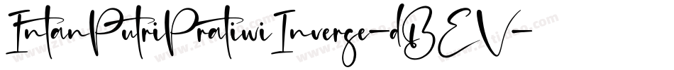 IntanPutriPratiwiInverse-dBEV字体转换