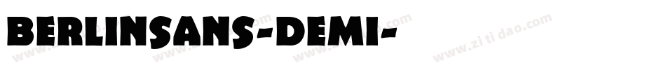 Berlinsans-Demi字体转换