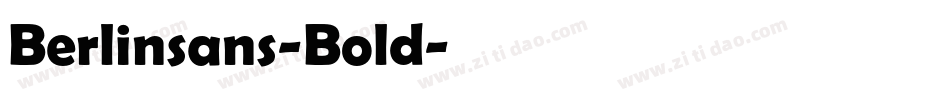 Berlinsans-Bold字体转换