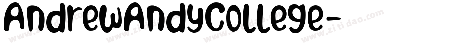 AndrewAndyCollege字体转换