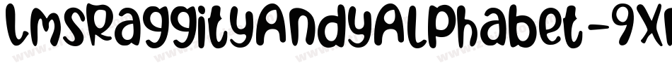 LmsRaggityAndyAlphabet-9XnZ字体转换