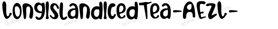 LongIslandIcedTea-AEzL字体转换