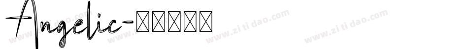 Angelic字体转换