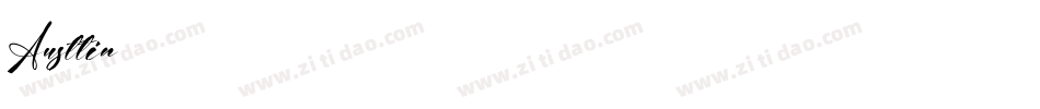 Austtin字体转换