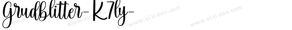 Grudblitter-K7ly字体转换