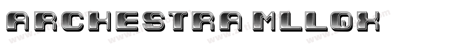 Archestra-mLLqx字体转换