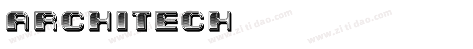 Architech字体转换