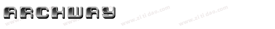 Archway字体转换