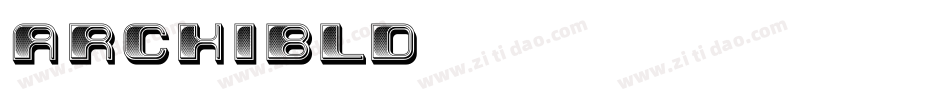 archibld字体转换