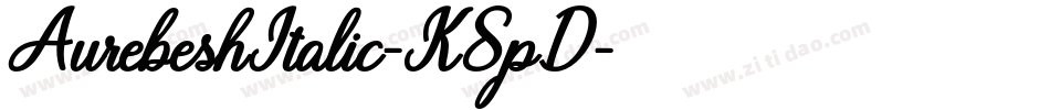 AurebeshItalic-K8pD字体转换