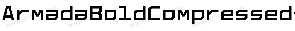 ArmadaBoldCompressed字体转换