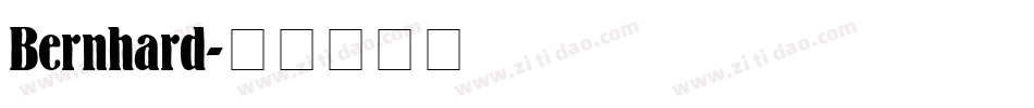 Bernhard字体转换