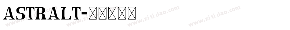 ASTRALT字体转换