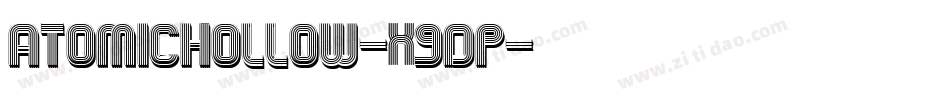 AtomicHollow-X9DP字体转换