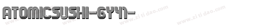 AtomicSushi-gy41字体转换