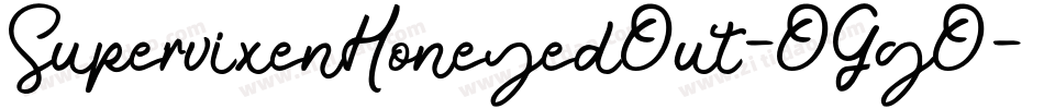SupervixenHoneyedOut-OGgO字体转换