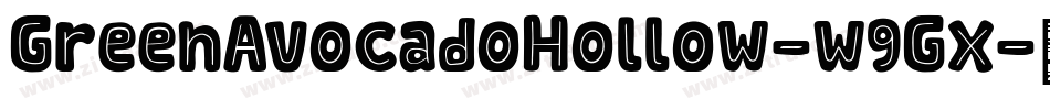 GreenAvocadoHollow-w9Gx字体转换