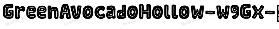 GreenAvocadoHollow-w9Gx字体转换
