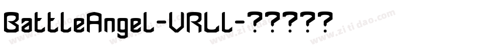 BattleAngel-VRLl字体转换