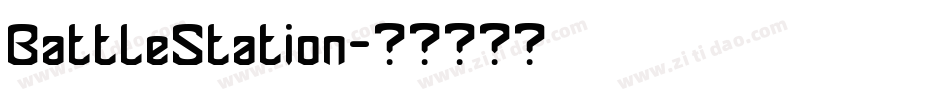 BattleStation字体转换