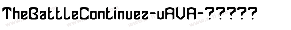 TheBattleContinuez-vAVA字体转换