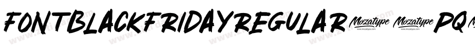 FontBlackFridayRegular-0pq4字体转换