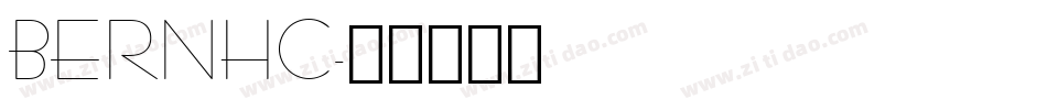 BERNHC字体转换