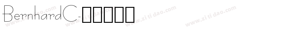 BernhardC字体转换