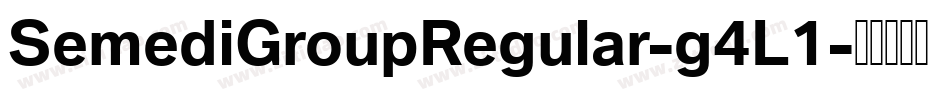 SemediGroupRegular-g4L1字体转换