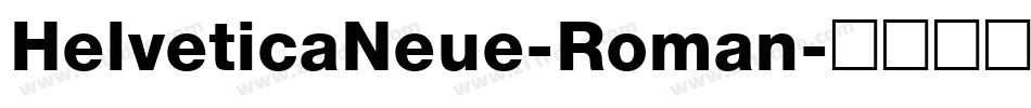 HelveticaNeue-Roman字体转换
