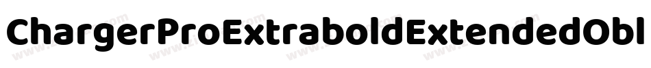ChargerProExtraboldExtendedOblique-X5B2字体转换