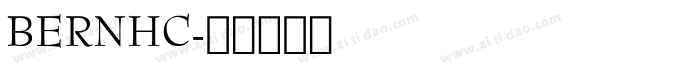 BERNHC字体转换