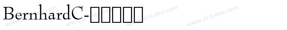 BernhardC字体转换