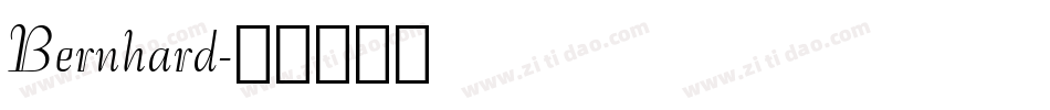 Bernhard字体转换