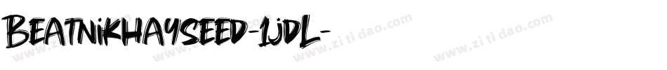 Beatnikhayseed-1jdL字体转换