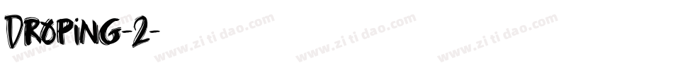 Droping-2字体转换