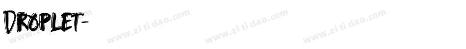 Droplet字体转换