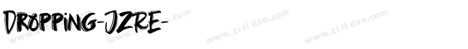 Dropping-JZRE字体转换