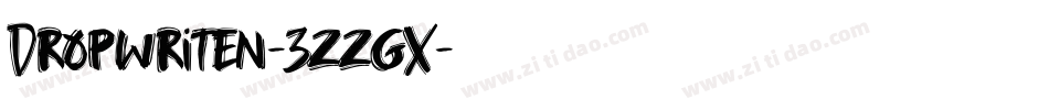 Dropwriten-3zzgX字体转换