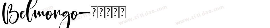 Belmongo字体转换