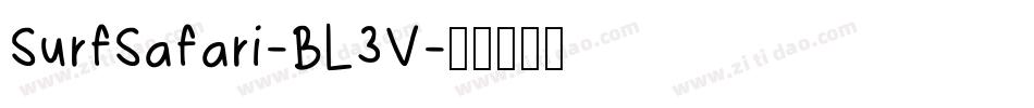 SurfSafari-BL3V字体转换