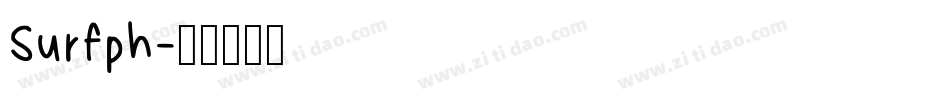 Surfph字体转换