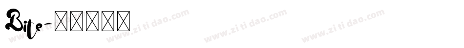 Bite字体转换