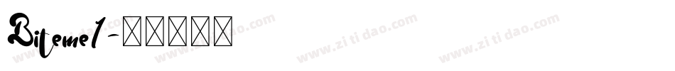 Biteme1字体转换